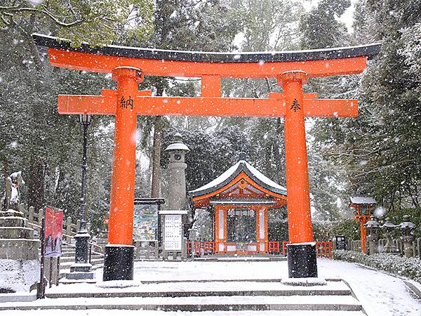 關西賞雪(九)‧伏見稻荷、光明院(Kansai Snow I