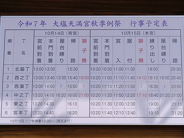日本‧播州秋祭(十)‧大塩天滿宮(上)‧神社和屋台練合(Os 日本‧播州秋祭(十)‧大塩天滿宮(上)‧神社和屋台練合(Os
