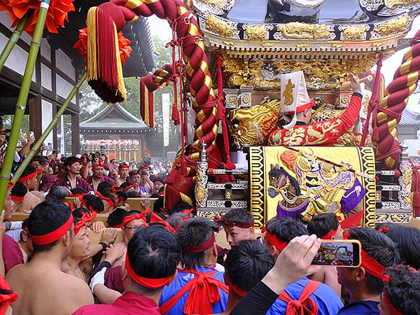 日本‧播州秋祭(十二)‧松原八幡神社(上)‧屋台和獅子舞(N 日本‧播州秋祭(十二)‧松原八幡神社(上)‧屋台和獅子舞(N