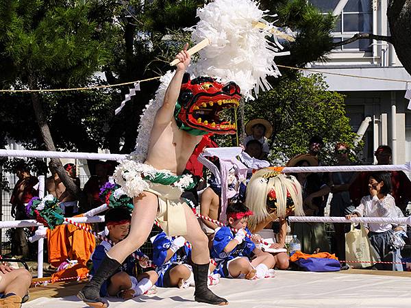 日本‧播州秋祭(十二)‧松原八幡神社(上)‧屋台和獅子舞(N 日本‧播州秋祭(十二)‧松原八幡神社(上)‧屋台和獅子舞(N