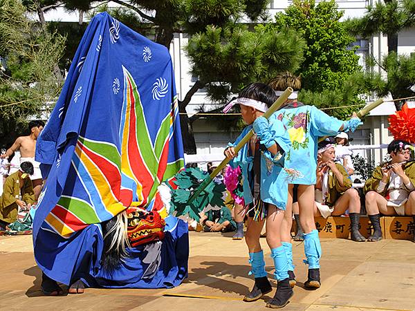 日本‧播州秋祭(十二)‧松原八幡神社(上)‧屋台和獅子舞(N 日本‧播州秋祭(十二)‧松原八幡神社(上)‧屋台和獅子舞(N