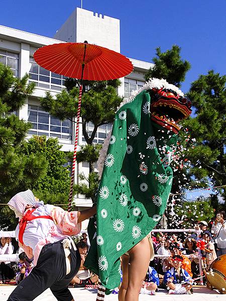 日本‧播州秋祭(十二)‧松原八幡神社(上)‧屋台和獅子舞(N 日本‧播州秋祭(十二)‧松原八幡神社(上)‧屋台和獅子舞(N