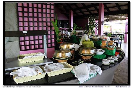 Samui Cliff View Resort Breakfast buffet