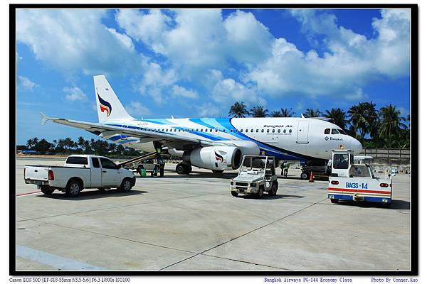 Bangkok Airways PG-144 Economy Class