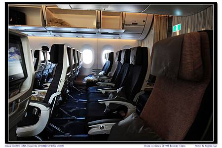 China Airlines CI-903 Economy Class