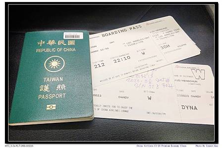 China Airlines CI-23 Premium Economy Class China Airlines CI-23 Premium Economy Class