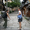 Marta and Heather,on the way to kiyomitu temple