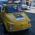 cute yellow car