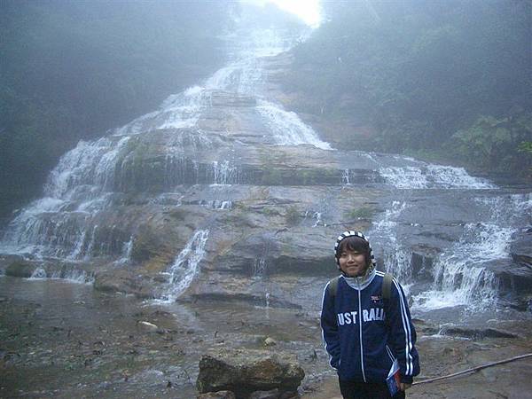 a waterfall in Blue mountain~
