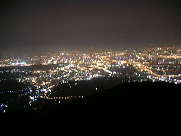 大屯山夜景