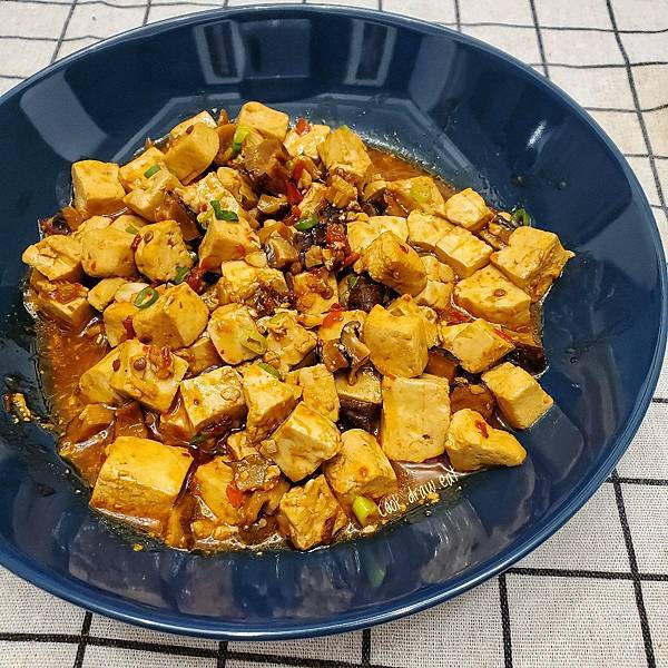 [食譜] 超級開胃的五辛素麻婆豆腐