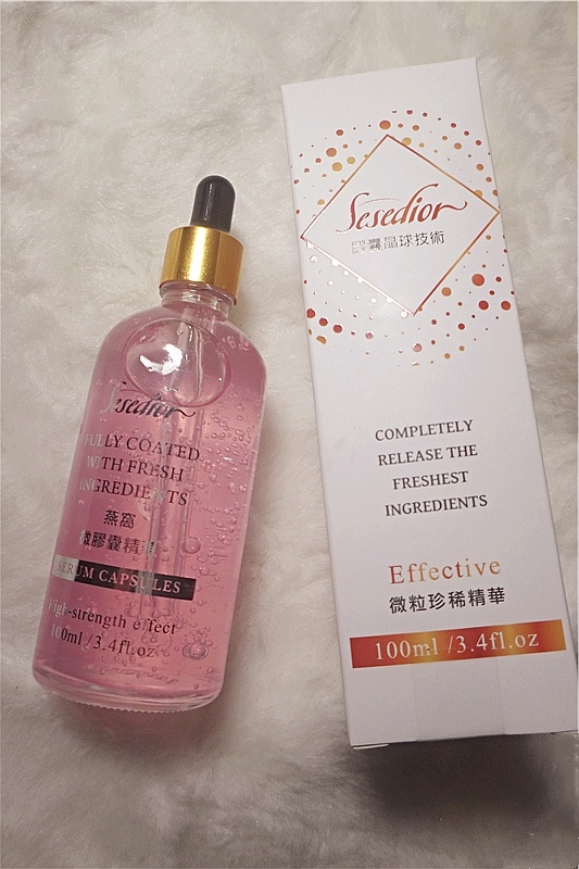 Sesedior 微粒珍稀精華系列 微膠囊精華 燕窩 維他命E 玻尿酸 角鯊 ，第一次見到這麼美麗的精華液 YOUTUBER32.jpg