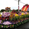 大溪天山靈寶寺三十週年 頭旗落地掃-鮮花車 