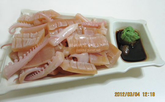 芥末魷魚冷盤