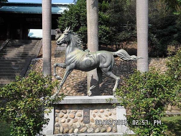 桃園忠烈祠 - 銅馬