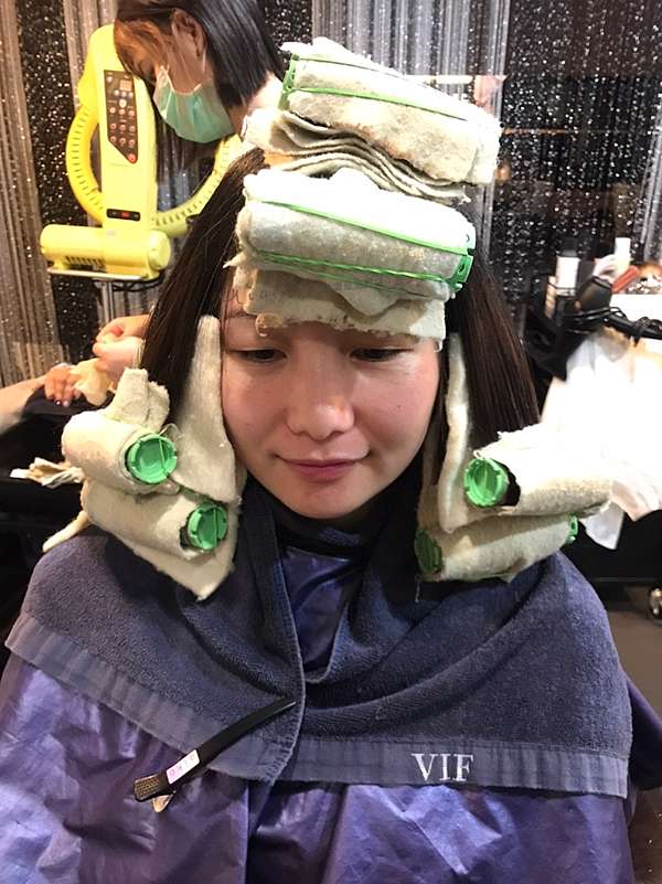 天母士林髮廊 五訪燙髮 Vif Hair Salon Aiko設計師 拯救魔王自然捲 打造輕熟浪漫髮型 厭世還是要好好生活 痞客邦