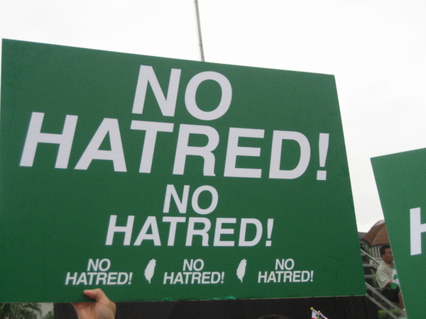 No Hatred!