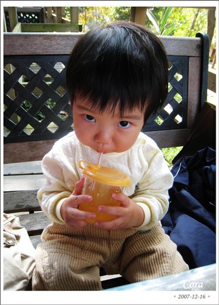 每次都要點給兩隻寶貝的柳橙汁