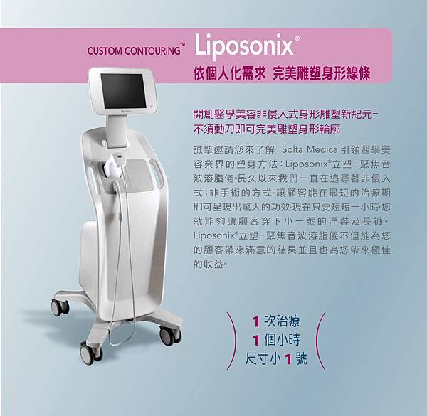 liposonix立塑聚焦音波溶脂價錢 liposonix立塑聚焦音波溶脂價錢