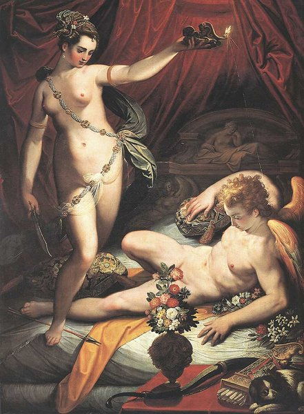 Love and Psyche, Jacopo Zucchi ,1540-1596, (1589).png