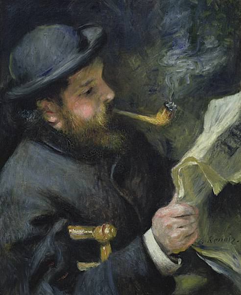 1872閱讀中的莫內 Claude Monet Reading