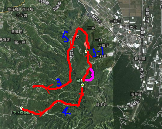 大坑風景區、頭嵙山、二嵙山登山bmp-trail