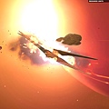 Basestar explode in Homeworld2