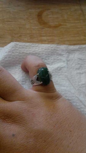 Glassy Green Jade Cicada