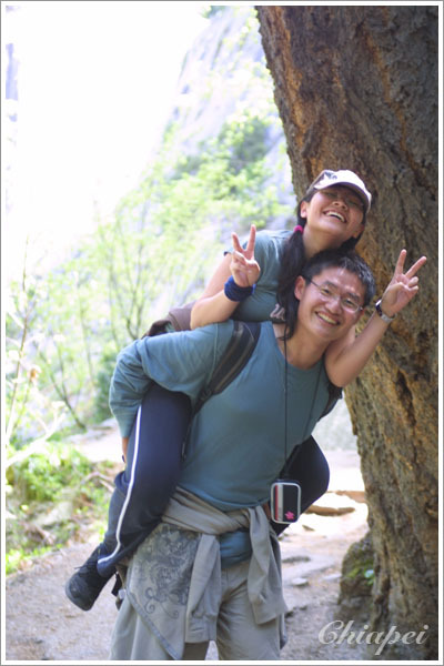 瀑布在望（曝光過度了:p）