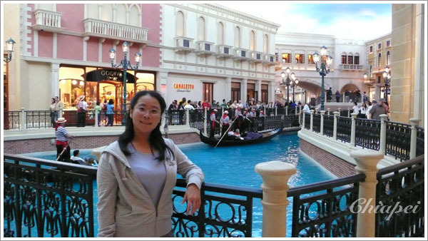 Venetian（威尼斯人）飯店頗負盛名的室內運河