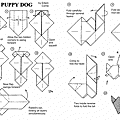 摺紙 - 可愛小狗【點小圖看大圖】