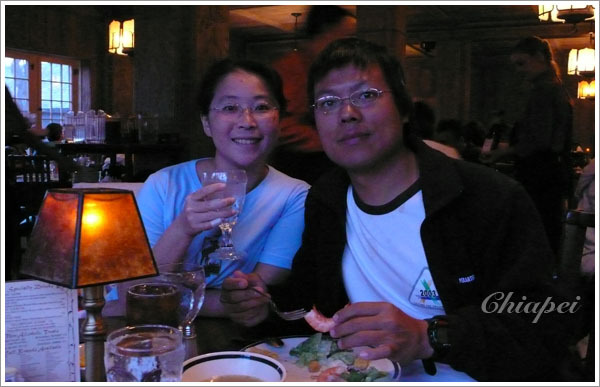 老忠實旅館的晚餐