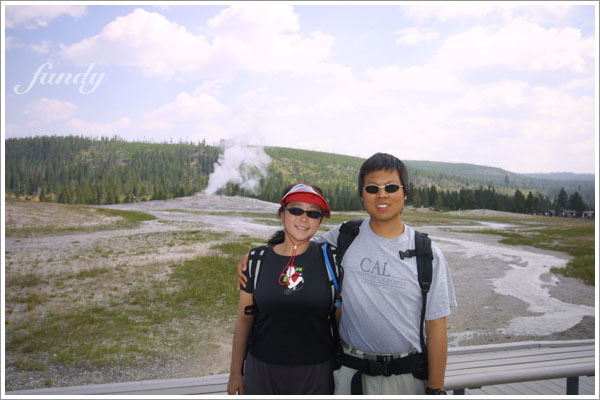 大名鼎鼎的老忠實噴泉