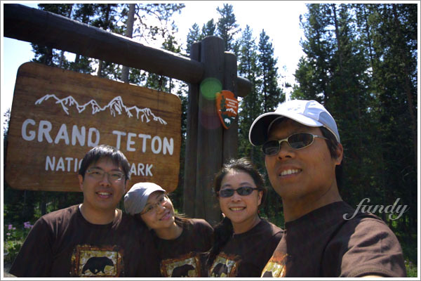 Grand Teton 的門牌長得不一樣耶！