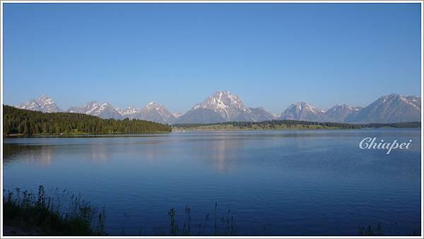 攝於 Teton Park Road 靠近 Chapel 附近的路邊