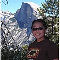 轉個彎,看到 Half Dome 了!
