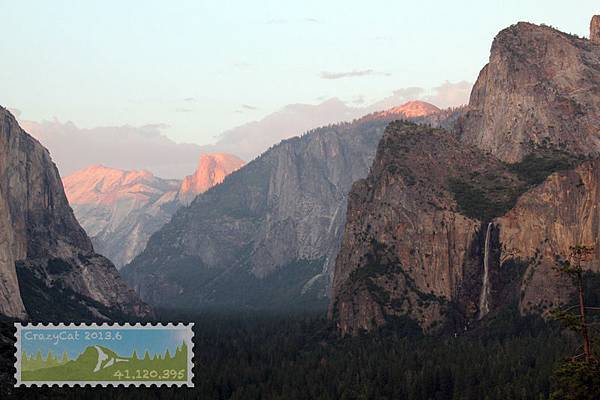 玫瑰色的half dome