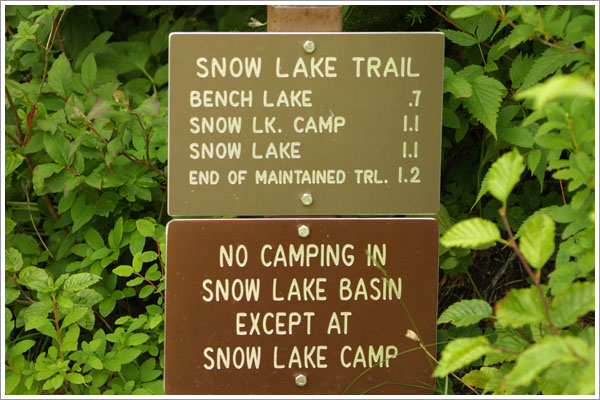 下午的剩餘時間隨便找了個 Snow Lake 來走走