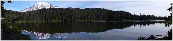 Mt Rainier @ Reflection Lake【全景】