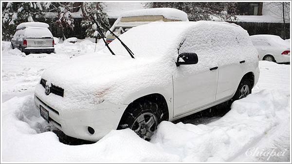 車子積雪5公分