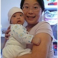9/8 媽媽很少與寶寶合照呢