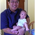 10/7 崇勳叔叔來舊金山開會,特地繞來看寶寶