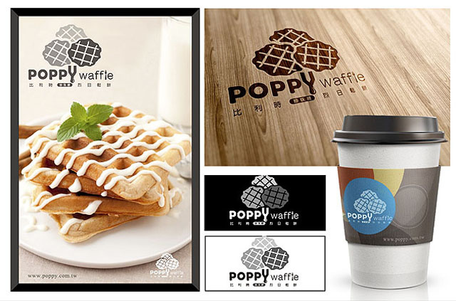 POPPY帕比鬆餅,CI設計 POPPY帕比鬆餅,CI設計