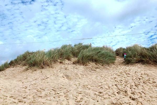 East Sussex: 風超大的Camber Sand +