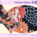 日本和服KIMONO【番號-K247】小紋和服~黑色底菊花圖案~有內裏~可水洗L號.jpg