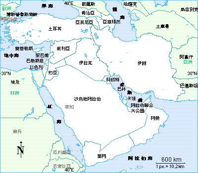 中東地圖@ 魔幻與現實交錯的中東:: 痞客邦::