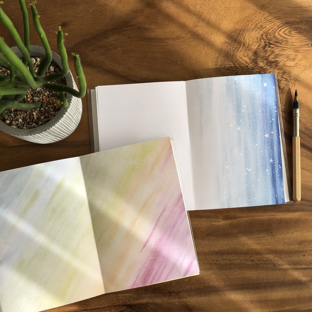 2024 watercolor style timeless handbook/diary/calendar/notepad/notebook - Notebooks & Journals - Paper Multicolor