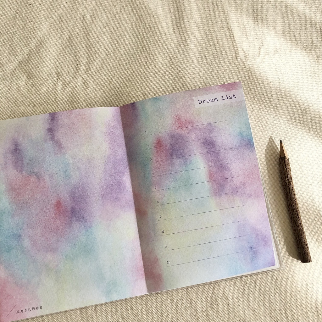 2024 watercolor style timeless handbook/diary/calendar/notepad/notebook - Notebooks & Journals - Paper Multicolor