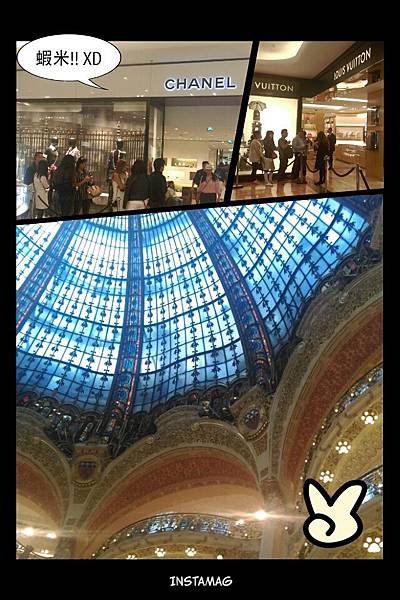 【第一次去歐洲就自助】羅浮宮+巴黎歌劇院+拉法葉百貨 ~ 地鐵7號線