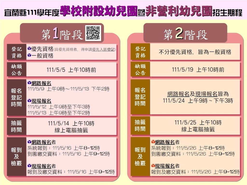2.期程QRcode-宜蘭縣111學年度學校附設幼兒園暨非營利幼兒園招生.jpg 2.期程QRcode-宜蘭縣111學年度學校附設幼兒園暨非營利幼兒園招生.jpg